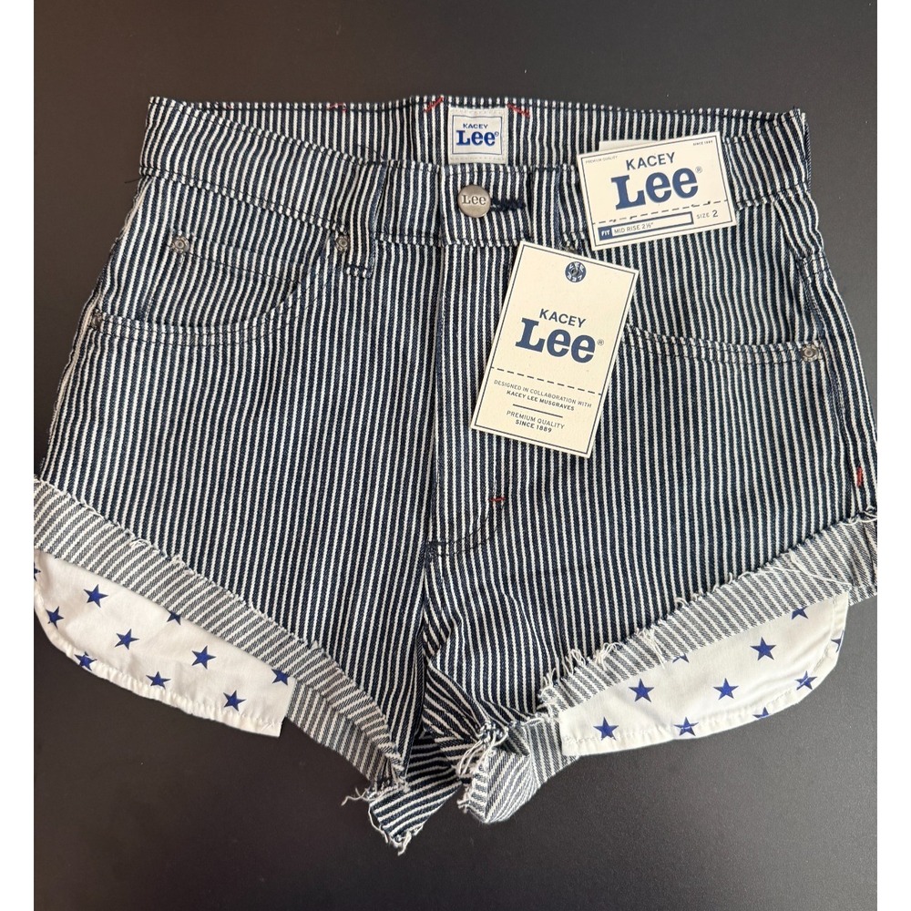 Kacey Lee x Kacey Musgraves Women's High-Rise Denim Shorts, Size 2